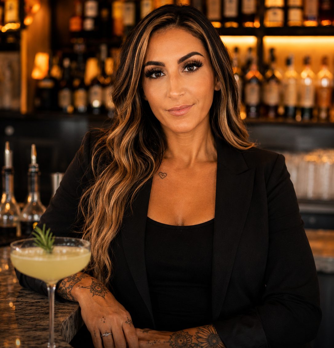 Stephanie, founder of Hey Bartenderrrr